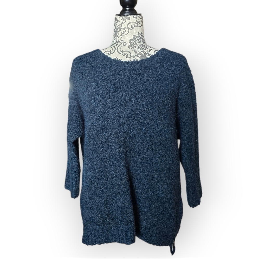 Zadig & Voltaire Athina Ma Oversized Textured Knit Wool Blend Sweater One Size - Picture 2 of 14